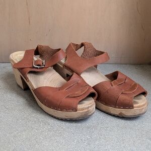 ❤️ Lotta From Stockholm Open Toe Clog Sandals Size 40